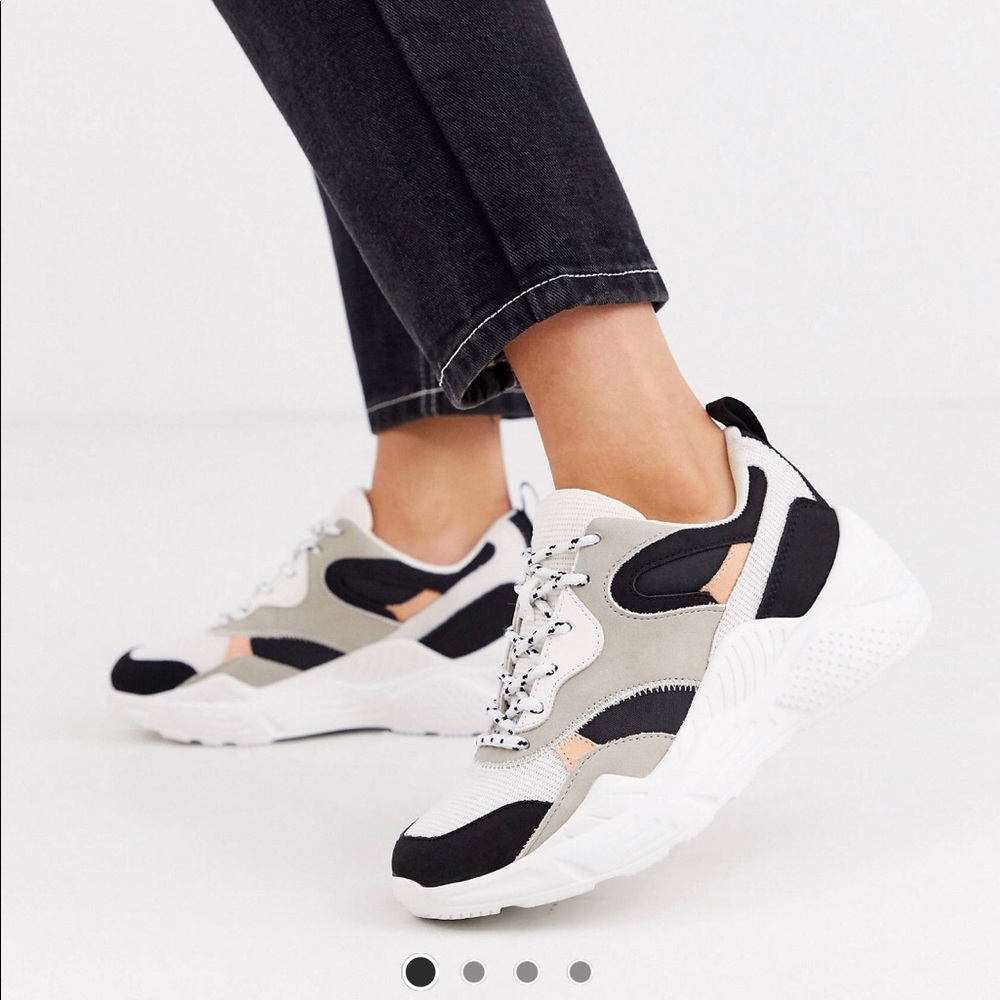 Color Block Chunky Sneakers - image 1